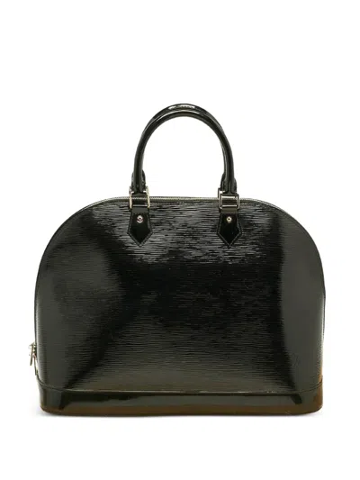 Pre-owned Louis Vuitton Gm Alma Tote Bag In Black