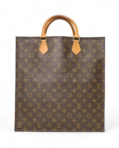 Pre-owned Louis Vuitton Gm Monogram Satchel In Gray