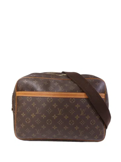 Pre-owned Louis Vuitton Gm Reporter Monogram Shoulder Bag In Brown