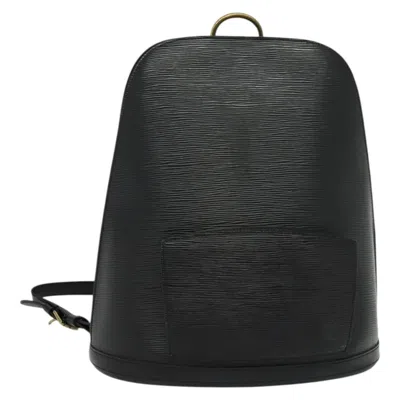 Pre-owned Louis Vuitton Gobelins Backpack Epi Leather Black Leather Backpack Bag ()