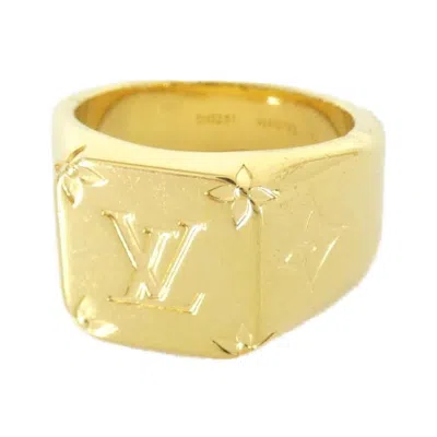 Pre-owned Louis Vuitton Gold Band Ring ()