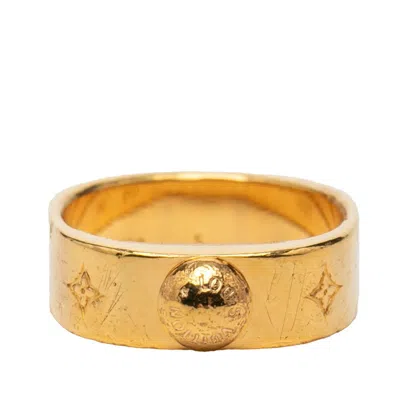 Pre-owned Louis Vuitton Gold Band Ring ()