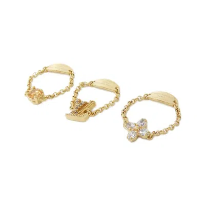 Pre-owned Louis Vuitton Gold Band Ring ()