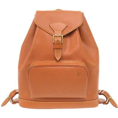 Pre-owned Louis Vuitton Gold Cipango Epi Leather Backpack ()