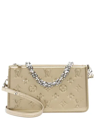 Louis Vuitton Gold Debossed Monogram Leather Lexington Pouch (authentic Pre-  Loved) In Neutral