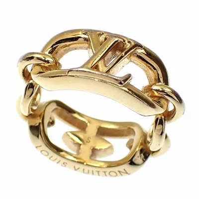Pre-owned Louis Vuitton Gold Gold Plating Band Ring ()