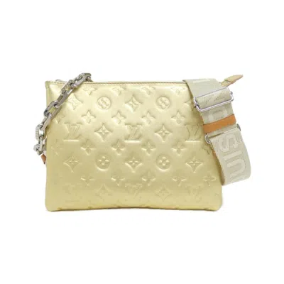 Pre-owned Louis Vuitton Gold Leather Shoulder Bag ()