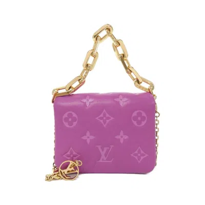 Pre-owned Louis Vuitton Gold Leather Shoulder Bag ()