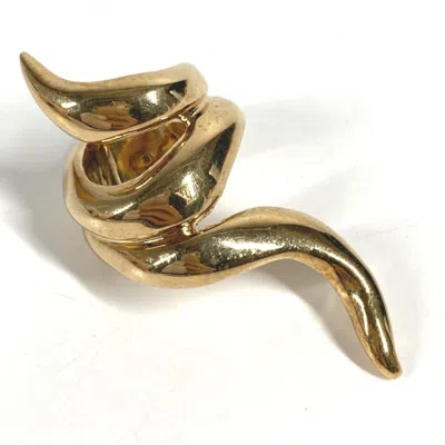 Pre-owned Louis Vuitton Gold Metal Band Ring ()