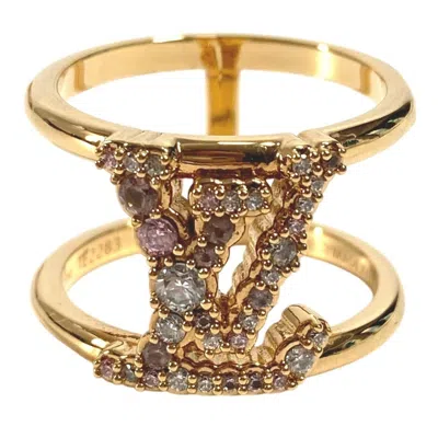 Pre-owned Louis Vuitton Gold Metal Band Ring ()