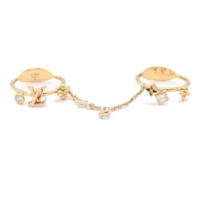 Pre-owned Louis Vuitton Gold Metal Band Ring ()