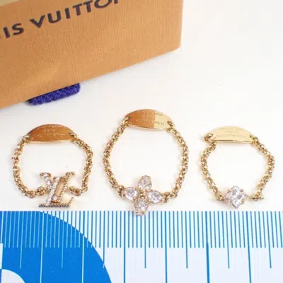 Pre-owned Louis Vuitton Gold Metal Band Ring ()
