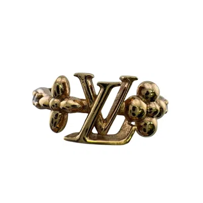 Pre-owned Louis Vuitton Gold Plating Band Ring ()