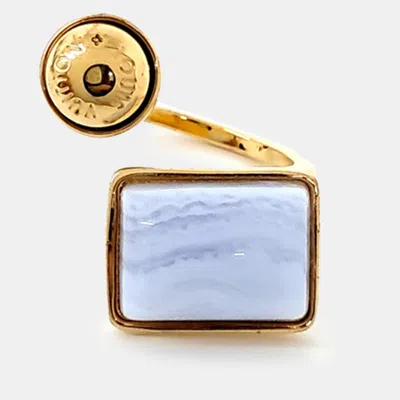 Pre-owned Louis Vuitton Gold Ring Eu 52