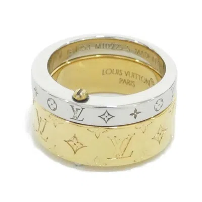 Pre-owned Louis Vuitton Gold Silver Band Ring () In Multi