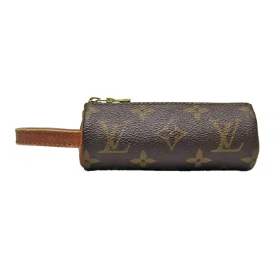 Pre-owned Louis Vuitton Golf Ball Case Brown Canvas Wallet  ()