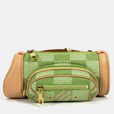 Pre-owned Louis Vuitton Golf Mini Green Damier Bag