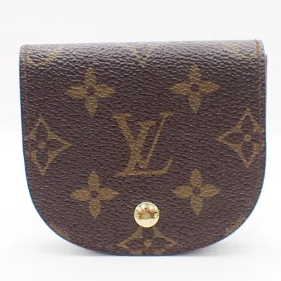 Pre-owned Louis Vuitton Gousset Canvas Wallet () In Brown