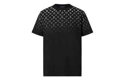 Pre-owned Louis Vuitton Gradient Cotton T-shirt Black/white