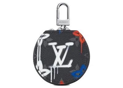Pre-owned Louis Vuitton Graffiti Earphones Case In Lv Graffiti