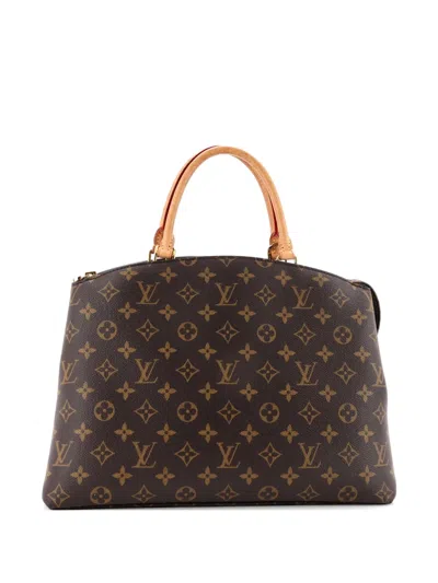 Pre-owned Louis Vuitton Grand Palais Handbag Monogram Canvas Shoulder Bag In Brown