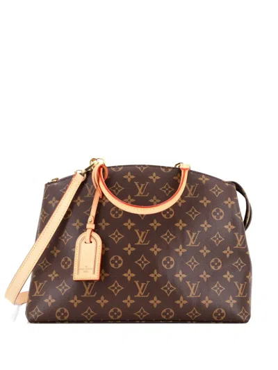 Pre-owned Louis Vuitton Grand Palais Handbag Monogram Canvas Shoulder Bag In Brown