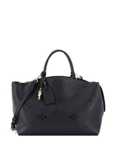 Pre-owned Louis Vuitton Grand Palais Handbag Monogram Empreinte Giant Shoulder Bag In Black