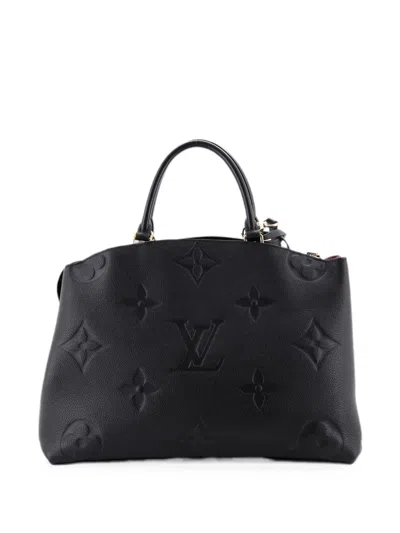 Pre-owned Louis Vuitton Grand Palais Handbag Monogram Empreinte Giant Shoulder Bag In Black