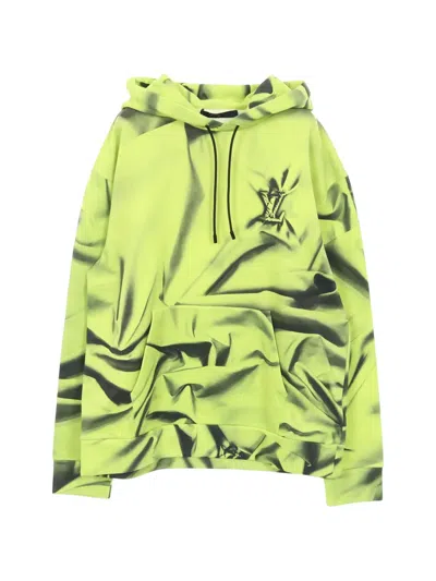Pre-owned Louis Vuitton Graphic-print Hoodie In Yellow
