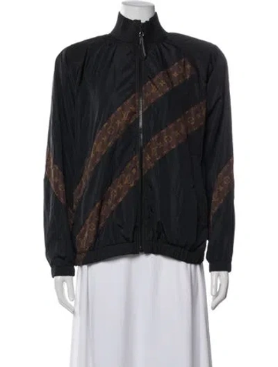Pre-owned Louis Vuitton Graphic Print Jacket In Blue