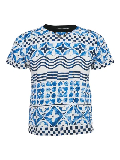 Pre-owned Louis Vuitton Graphic-print T-shirt