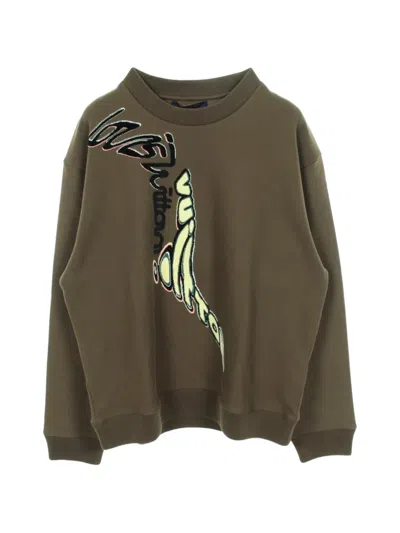 Pre-owned Louis Vuitton Graphic-print Sweatshirt In Green