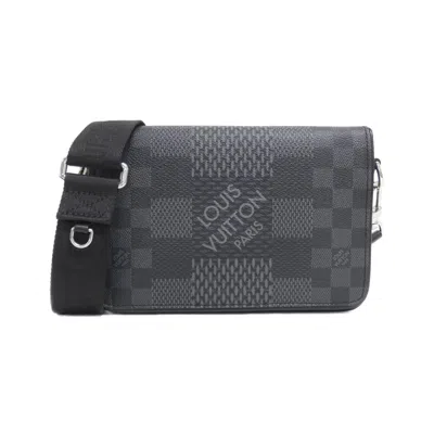 Pre-owned Louis Vuitton Graphite Coated Canvas Messenger Bag Shoulder Bag ()
