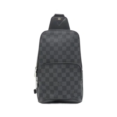 Pre-owned Louis Vuitton Graphite Coated Canvas Shoulder Bag ()