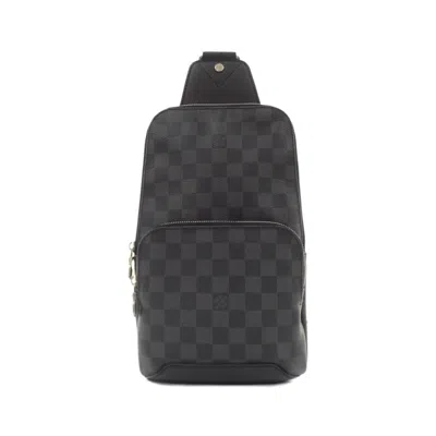 Pre-owned Louis Vuitton Graphite Coated Canvas Shoulder Bag ()