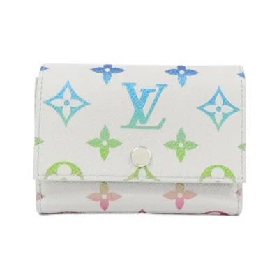 Pre-owned Louis Vuitton Gray Coated Canvas Wallet (tri-fold) ()