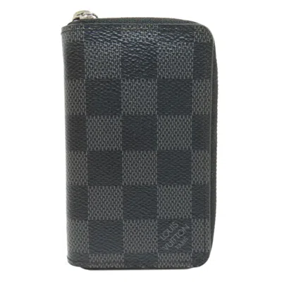 Pre-owned Louis Vuitton Gray Damier Canvas Coin Purse/coin Case ()