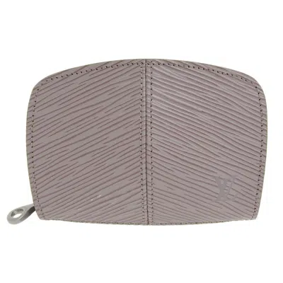 Pre-owned Louis Vuitton Gray Epi Leather Coin Purse/coin Case ()