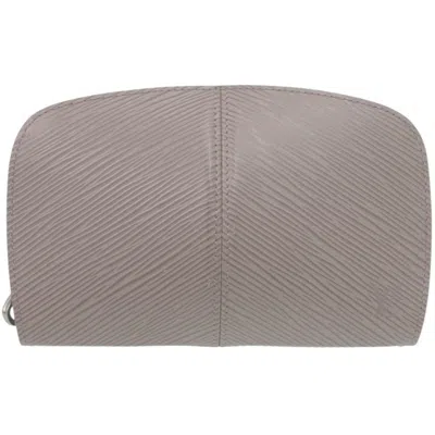 Pre-owned Louis Vuitton Gray Epi Leather Long Wallet (bi-fold) ()