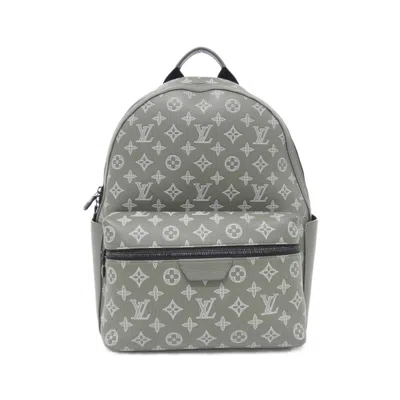 Pre-owned Louis Vuitton Gray Leather Backpack ()
