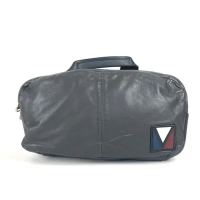 Pre-owned Louis Vuitton Gray Leather Shoulder Bag Sling Bag ()