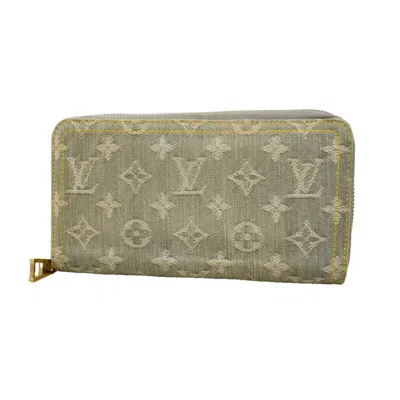Pre-owned Louis Vuitton Gray Long Wallet (bi-fold) ()