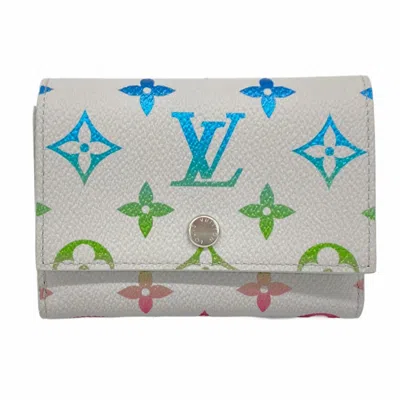 Pre-owned Louis Vuitton Gray Multi-color Wallet (tri-fold) ()