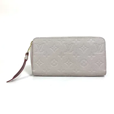 Pre-owned Louis Vuitton Gray Other Long Wallet (bi-fold) ()