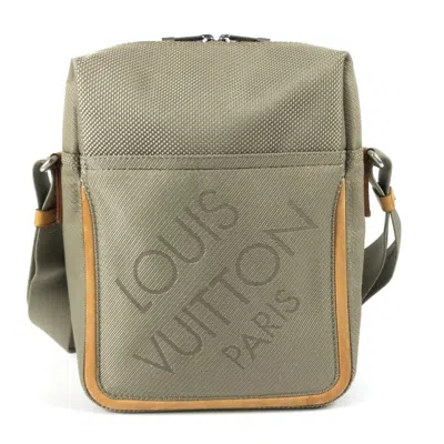 Pre-owned Louis Vuitton Gray Sable Damier Geant Canvas Pochette Shoulder Bag () In Gray, Sable