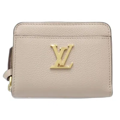 Pre-owned Louis Vuitton Grayish Leather Coin Purse/coin Case ()
