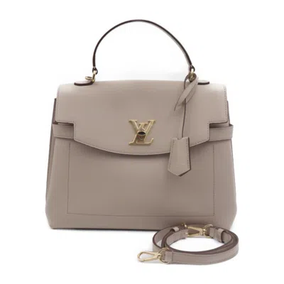Pre-owned Louis Vuitton Grayish Leather Handbag Shoulder Bag Tote Bag ()