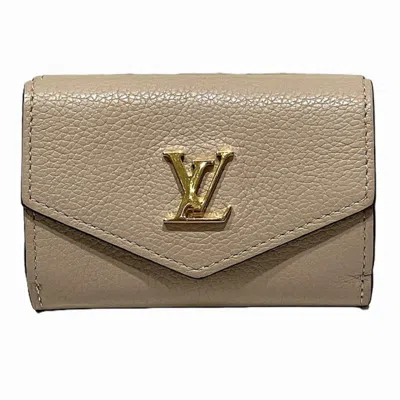 Pre-owned Louis Vuitton Grayish Leather Wallet (bi-fold) ()
