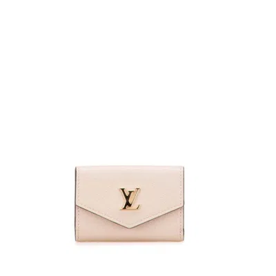 Pre-owned Louis Vuitton Grayish Leather Wallet (tri-fold) ()