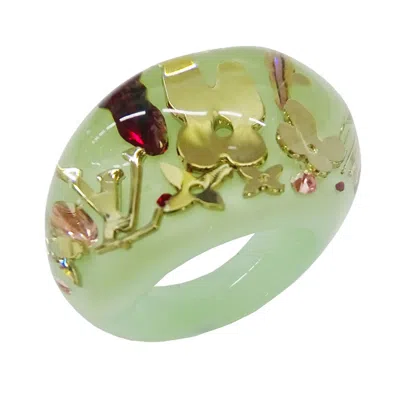 Pre-owned Louis Vuitton Green Band Ring ()